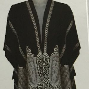 💚CRUISE CLUB Coverup or Shawl Kimono OS